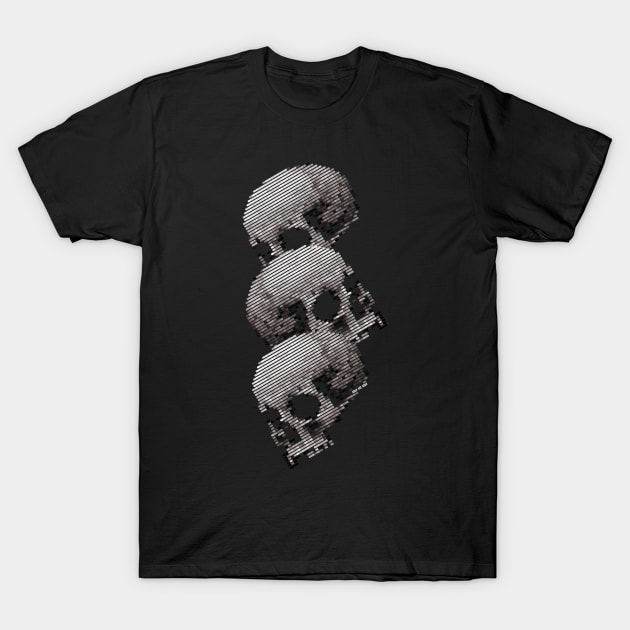 3 Skulls T-Shirt by NINE69